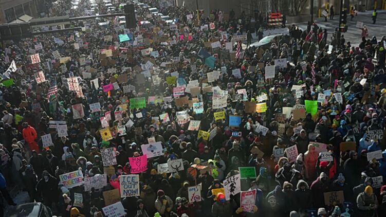 Міннесота охоплена протестами. Фото: euronews.com