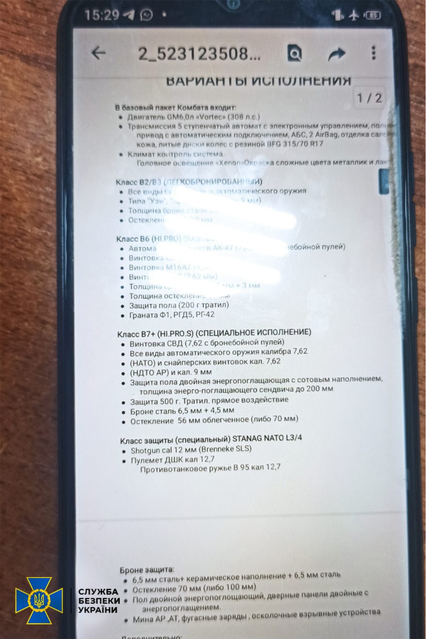 Опубликованный СБУ документ, фото 2