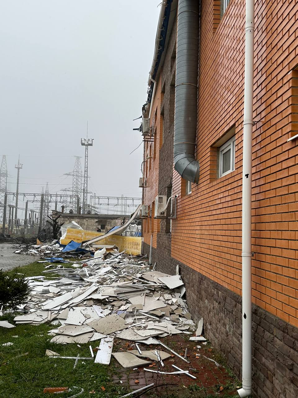 последствия обстрела в Одессе