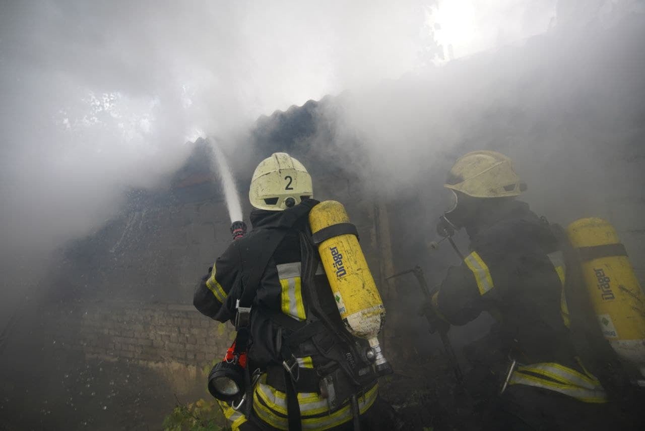 Пожар произошел в киевском институте урологии. Скриншот из фейсбука ГСЧС