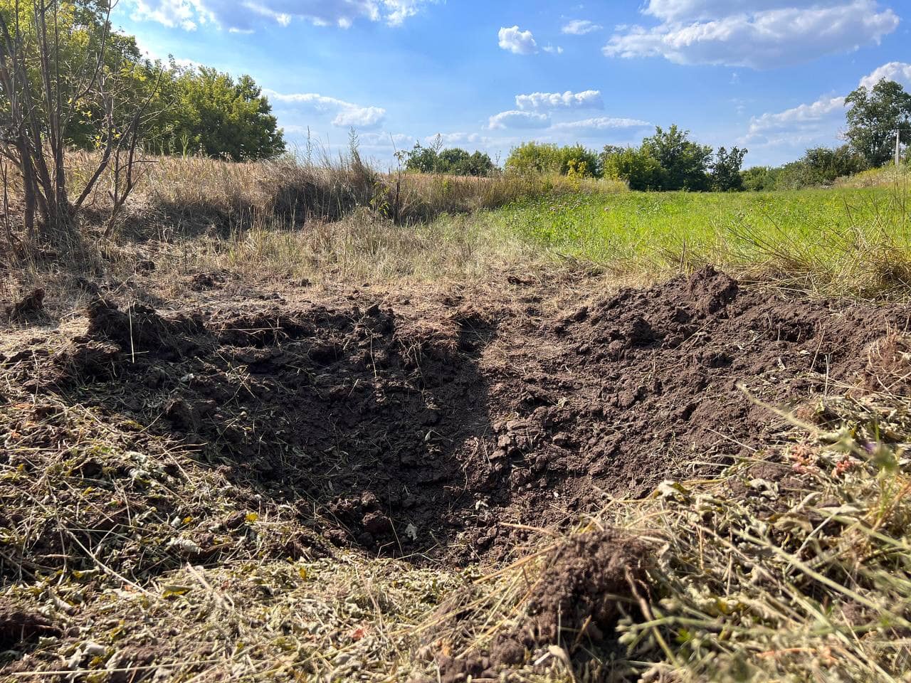 Последствия обстрела Мирополья