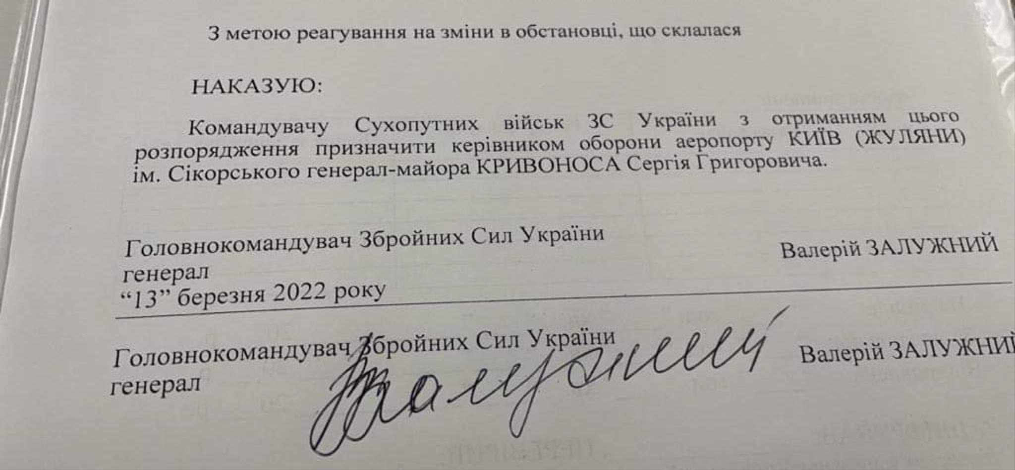 Указ Залужного