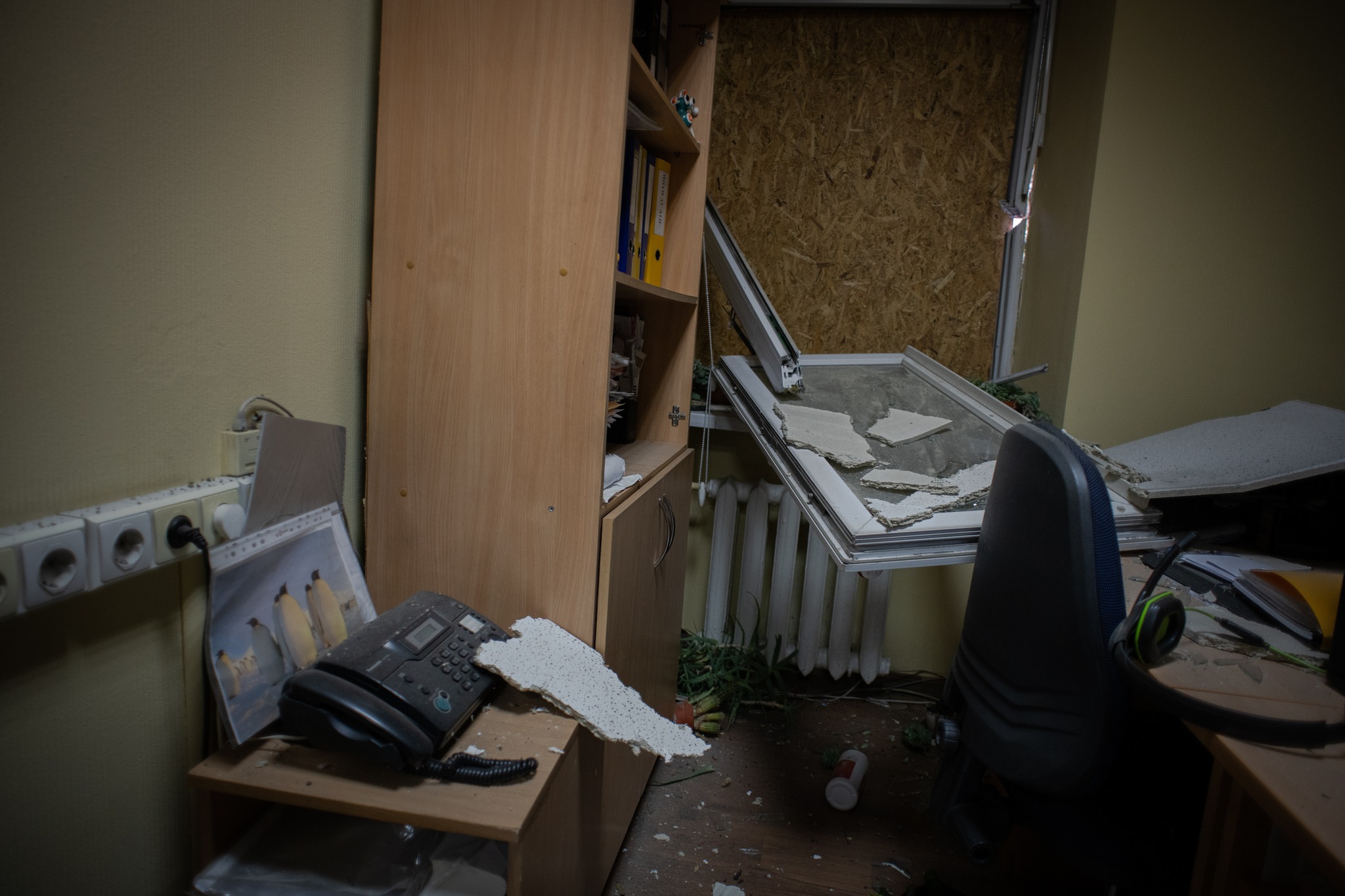 Офис НАНЦ пострадал при обстреле