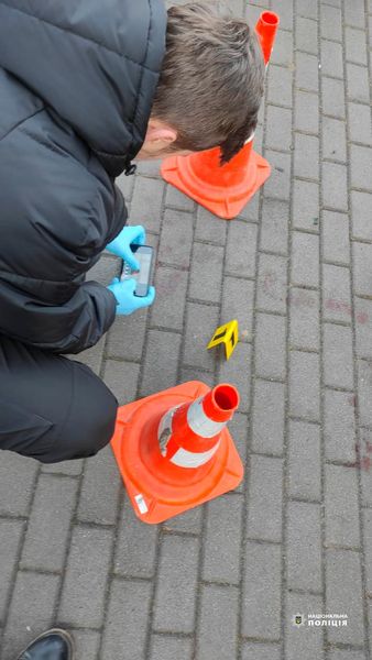 Работа полиции на месте преступления