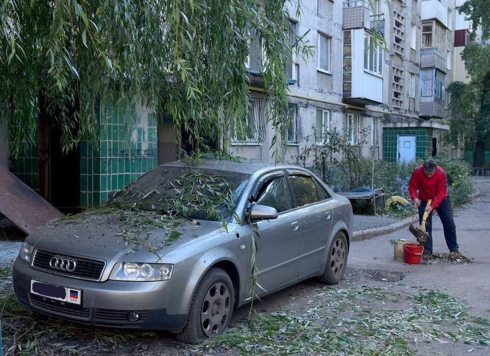 Обстрел Донецка 15 октября