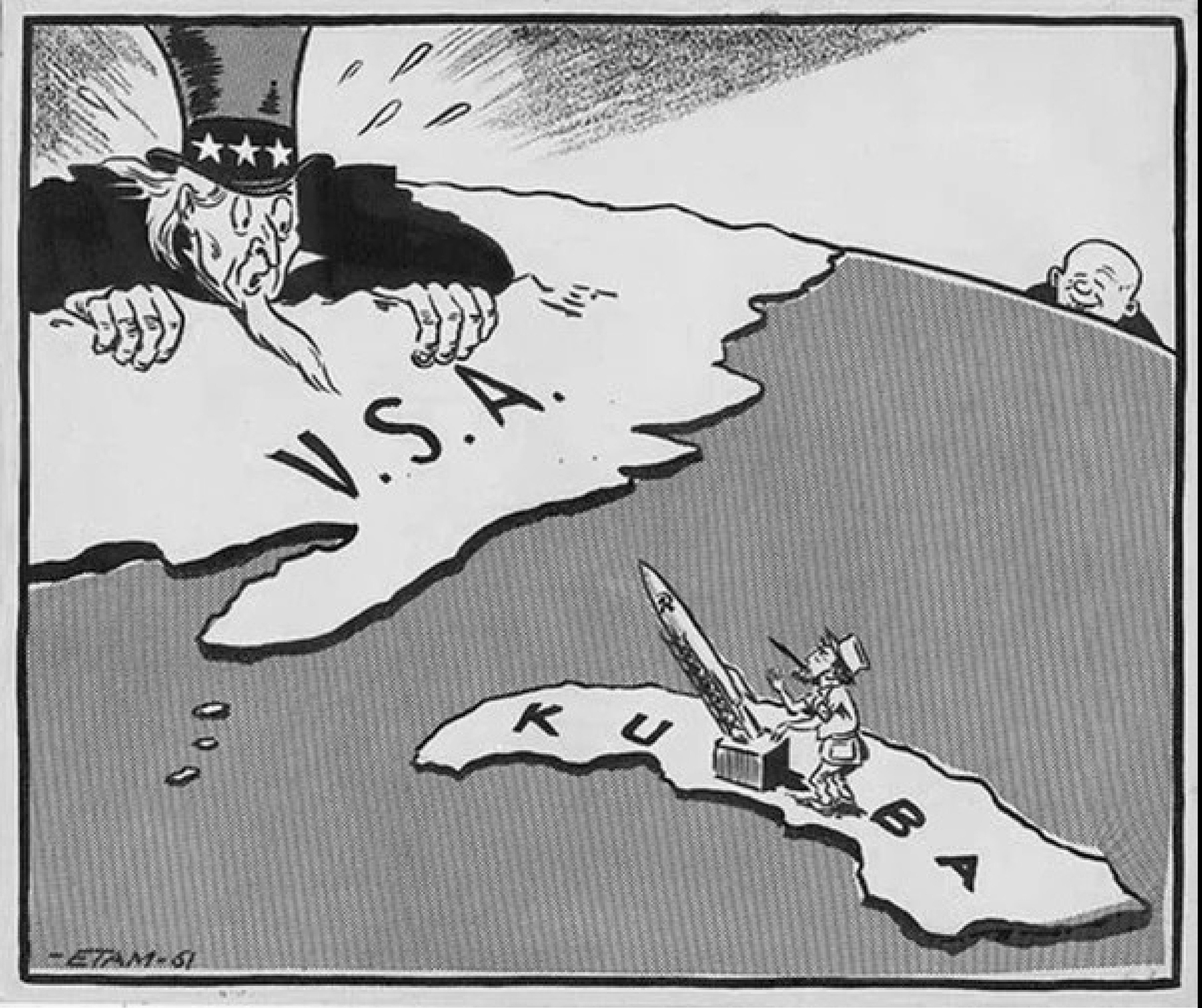 Дядя Сэм и Фидель Кастро