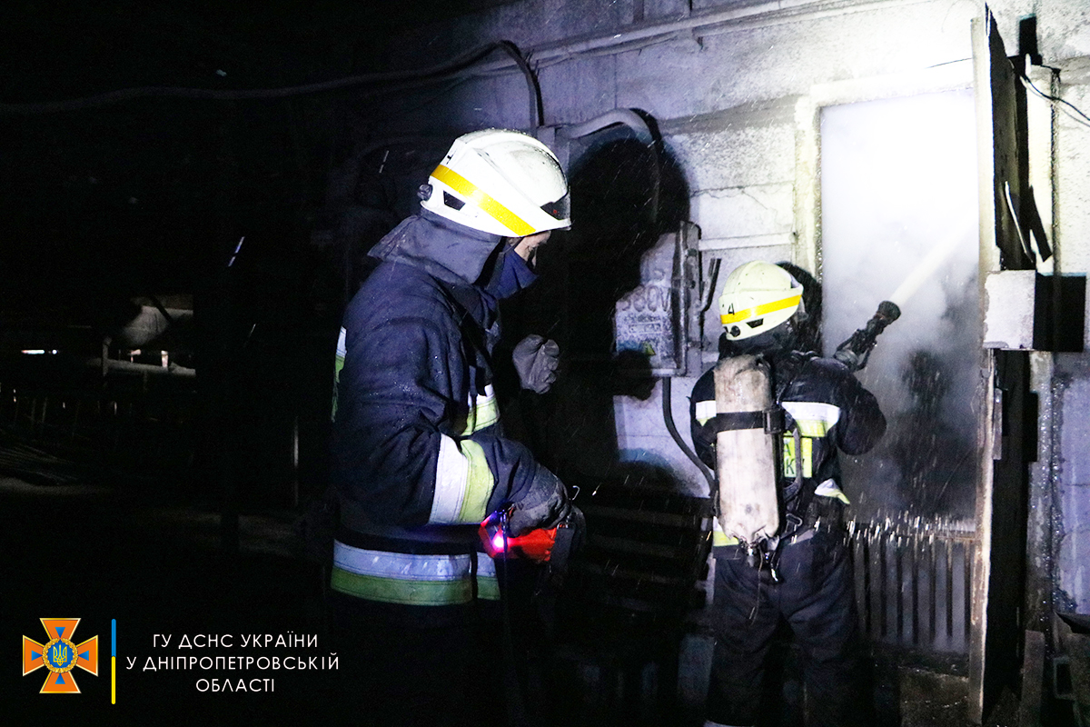 В Днепре произошел пожар на крупном металлургическом заводе