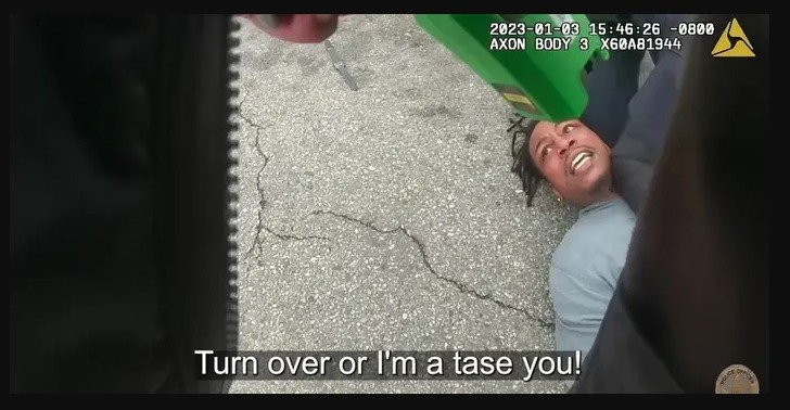 Момент задержания Андерсона