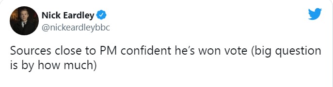 Скриншот из Твиттера Ника Эрдли