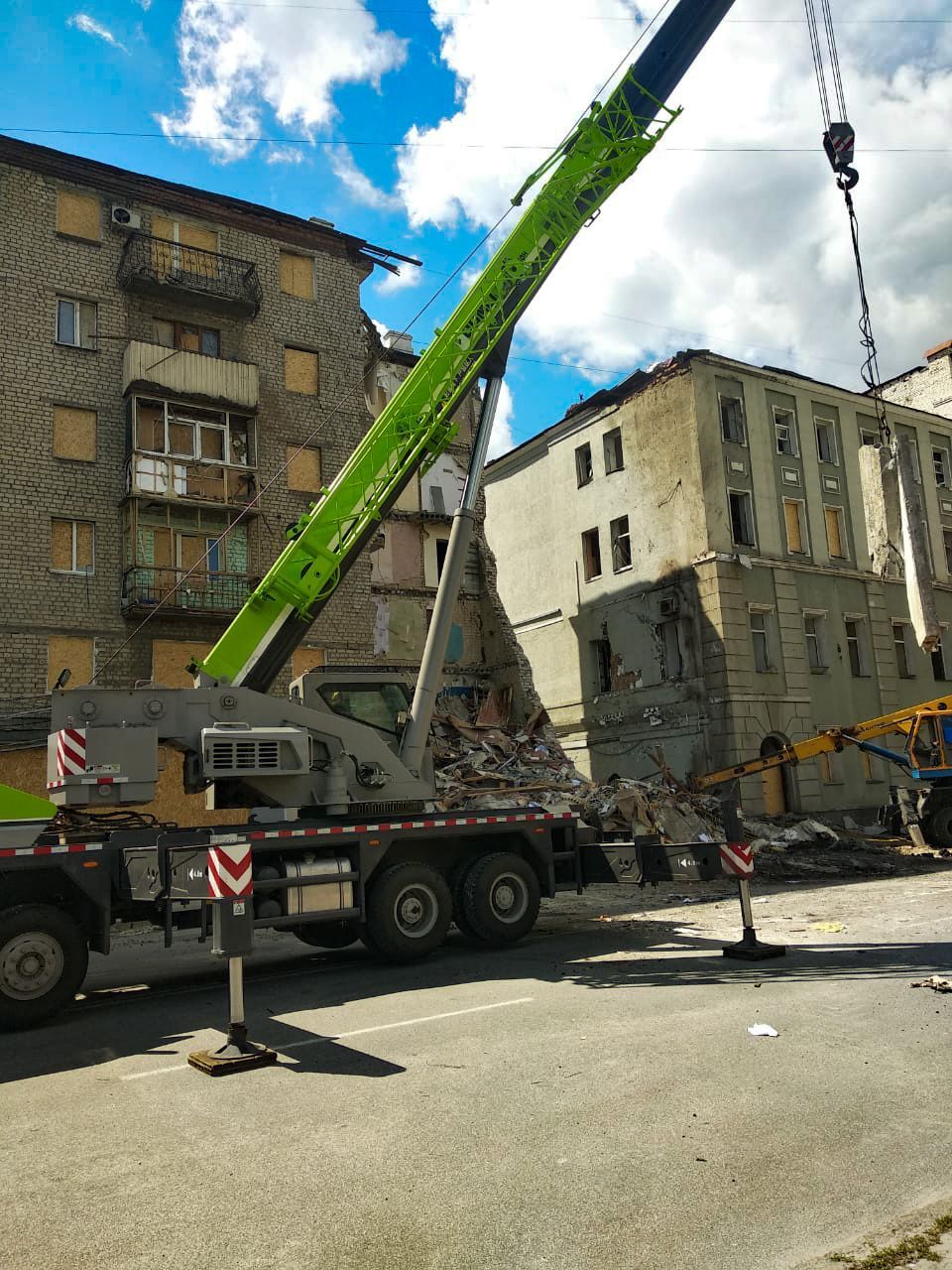 Последствия обстрелов в Харькове