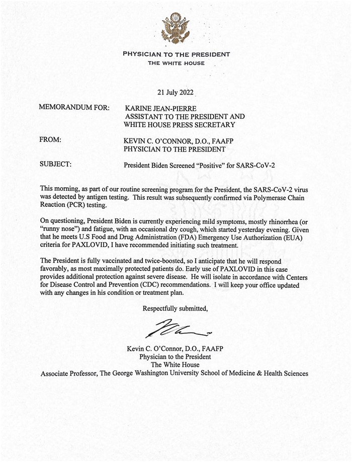 Письмо Кевина О'Коннора