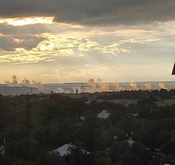 Авдеевка под обстрелом