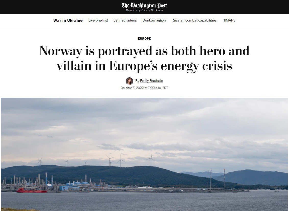 Скриншот из Washington Post