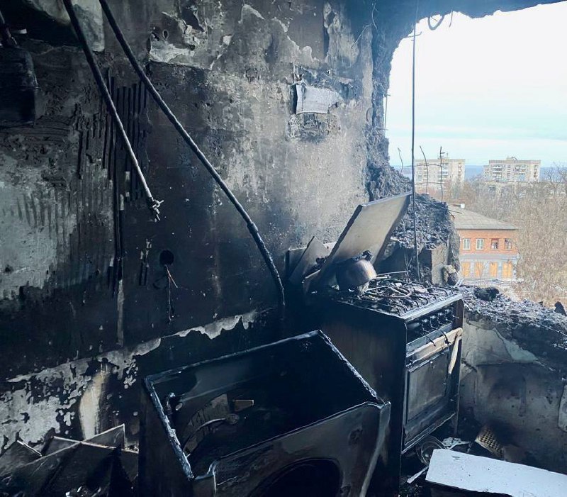 Никополь после обстрела, фото 2