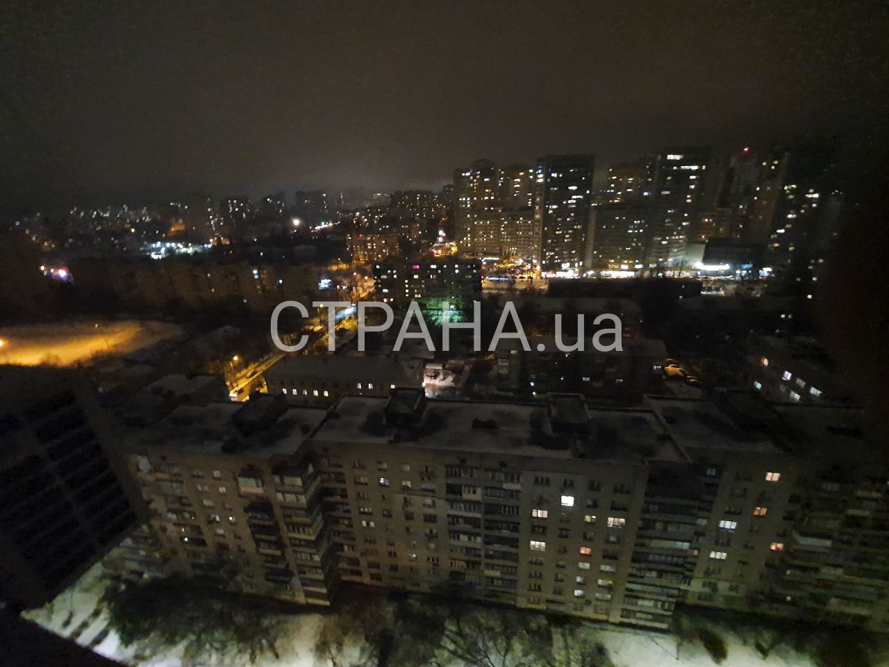 Некоторые районы Киева со светом