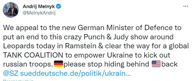 Мельник розкритикував Німеччину