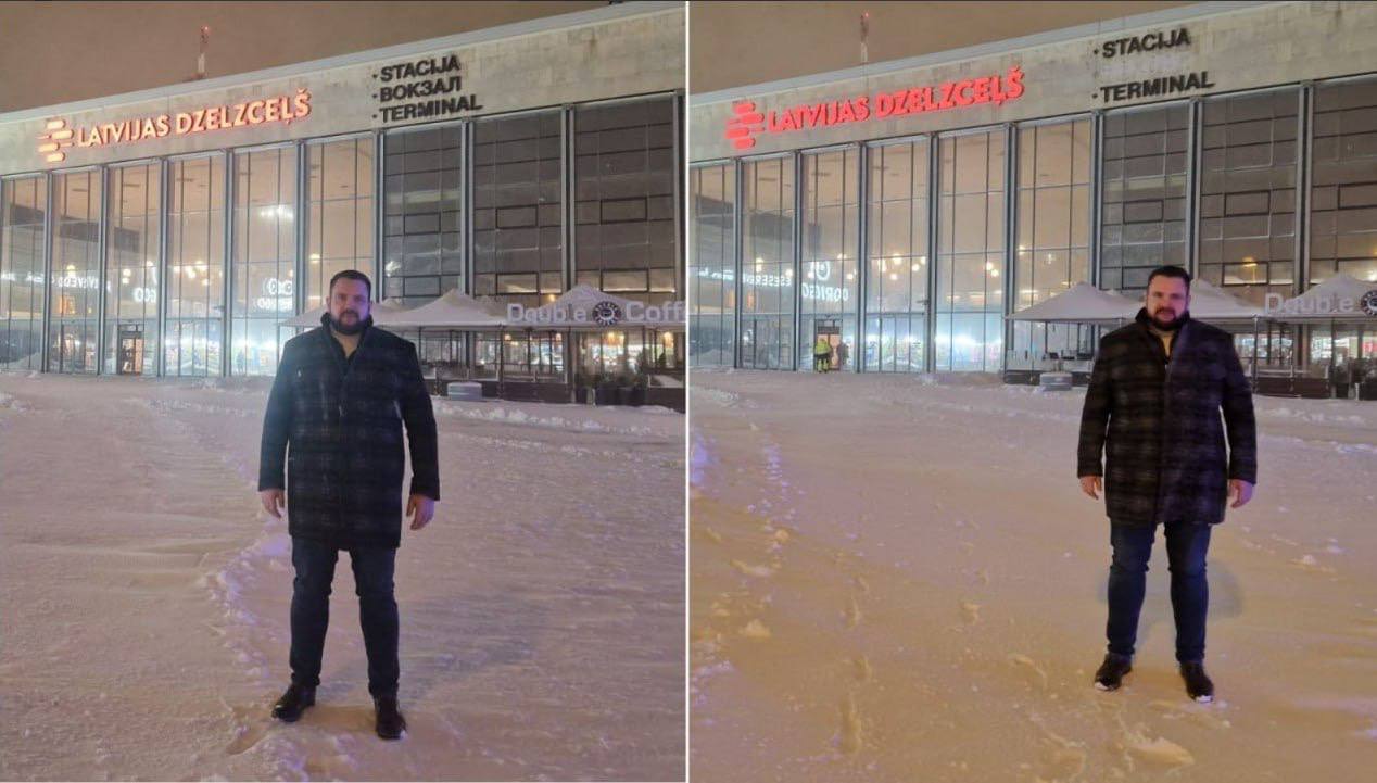 Фото вокзала в Риге