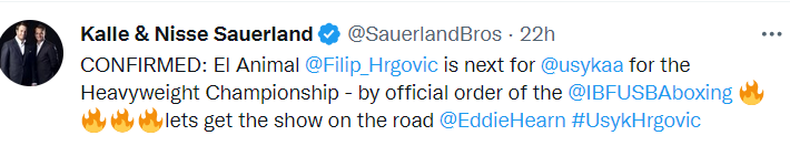 Усик встретится с Хрговичем