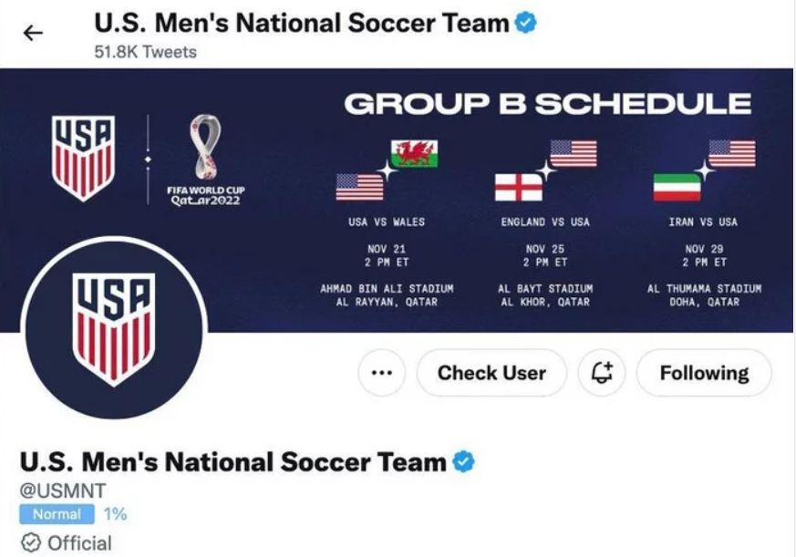 Сборная США опубликовала искаженный флаг Ирана