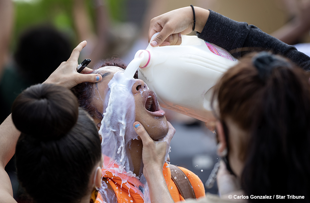 протесты в США Фото: Carlos Gonzalez/Star Tribune/twitter