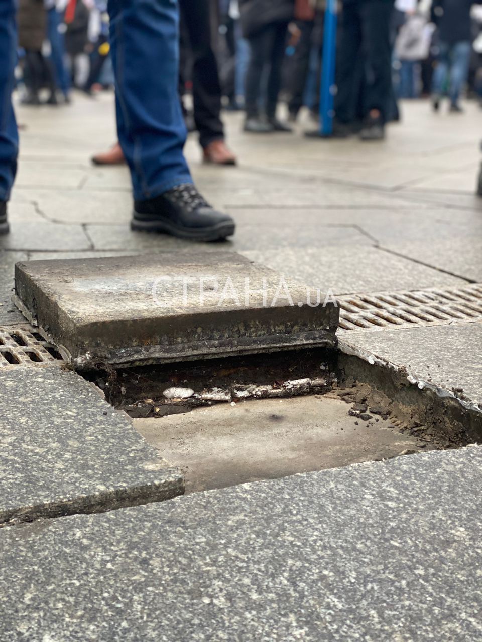 брусчатка на Майдане