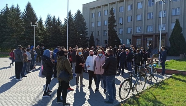 Протесты предпринимателей в Винницкой области. Фото: ukrinform.ru 