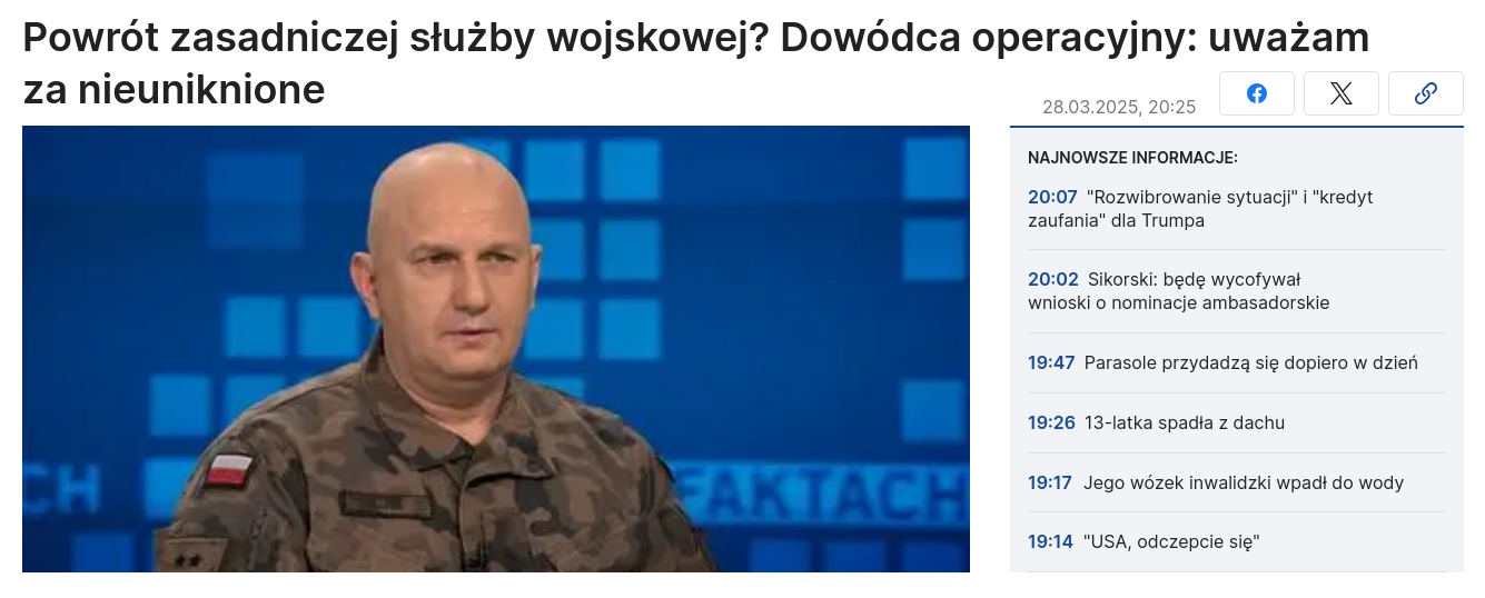 Знімок заголовка на tvn24.pl