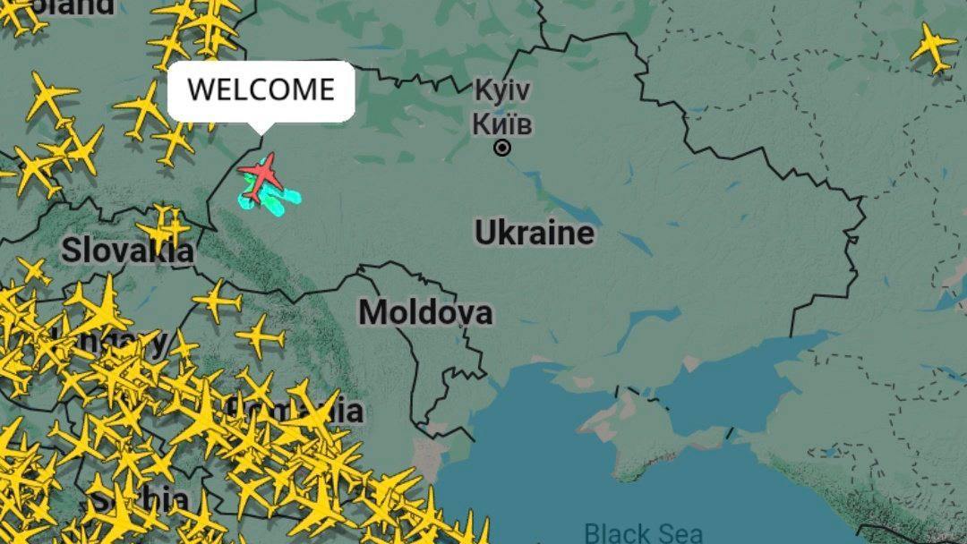 Карта польотів.