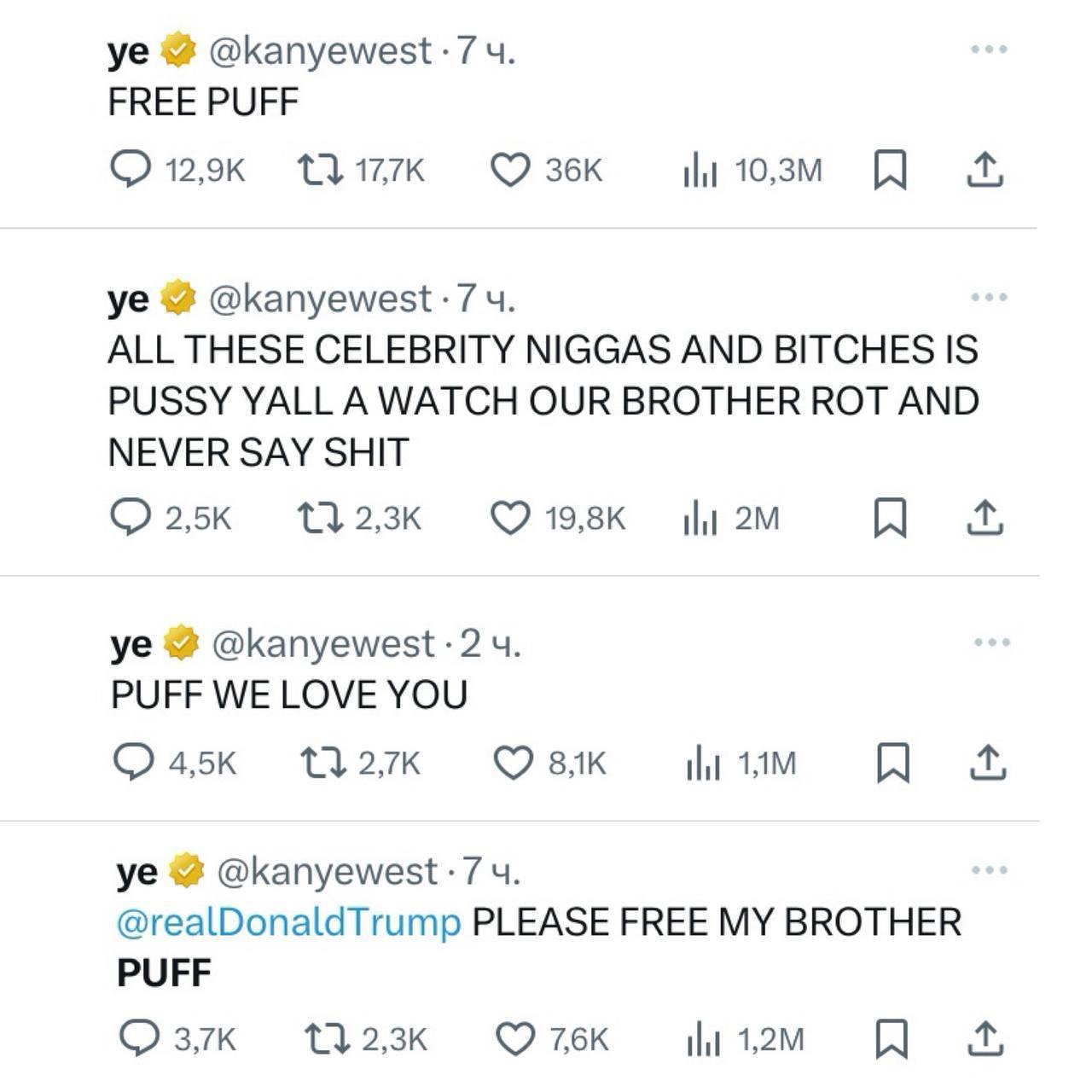 Снимок сообщений (2) в Х