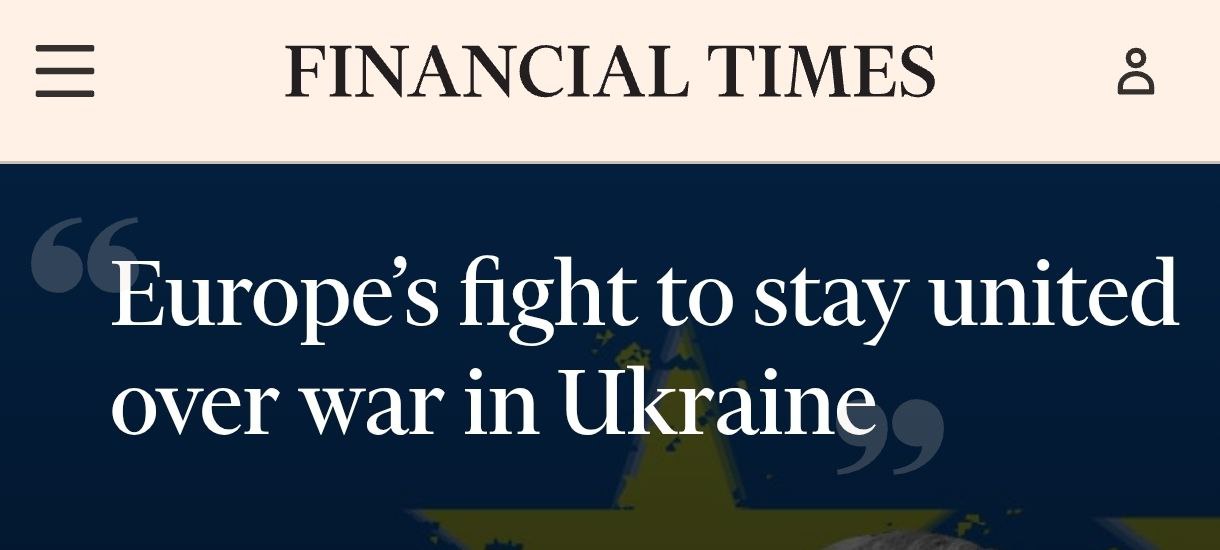 Знімок заголовка на ft.com &ndash; Віце-прем'єр Італії закликав ЄС послабити нафтові санкції проти Росії