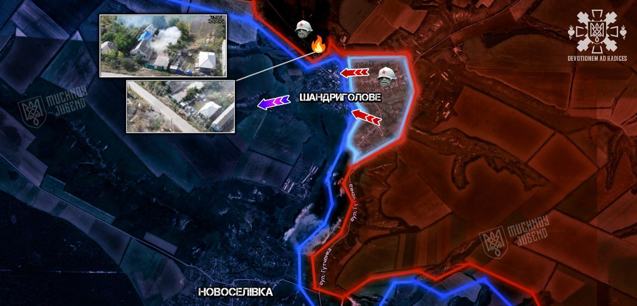 Карта бойових дій. Джерело - Телеграм