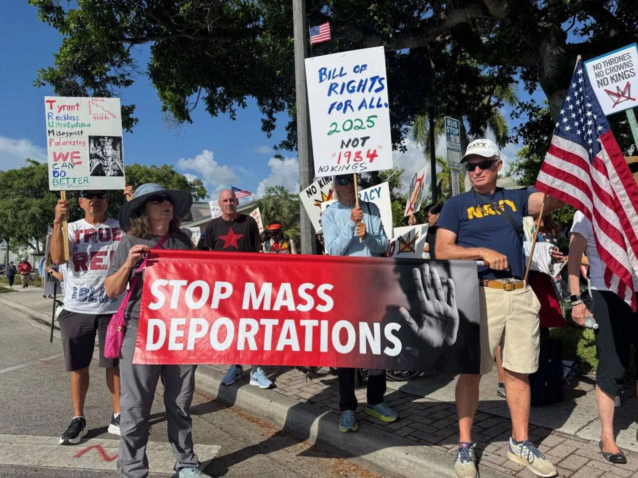 Фото (3) протесту. Джерело - Телеграм