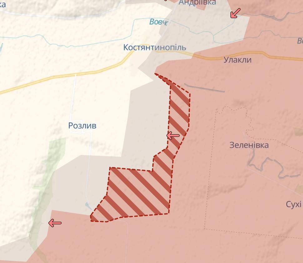 Карта боевых действий. Источник - Телеграм