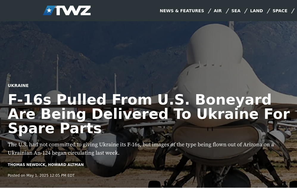 Заголовок на twz.com