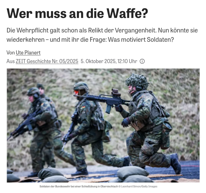 Снимок заголовка на zeit.de