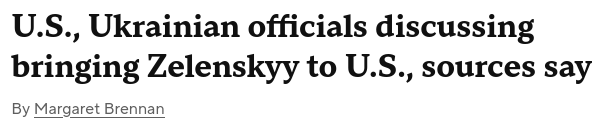 Снимок заголовка на cbsnews.com - Банковая опасается новой ссоры с Трампом в ходе поездки Зеленского в США